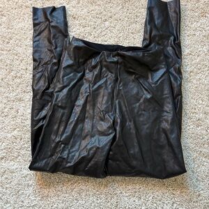 Commando Black Faux Leather Pants